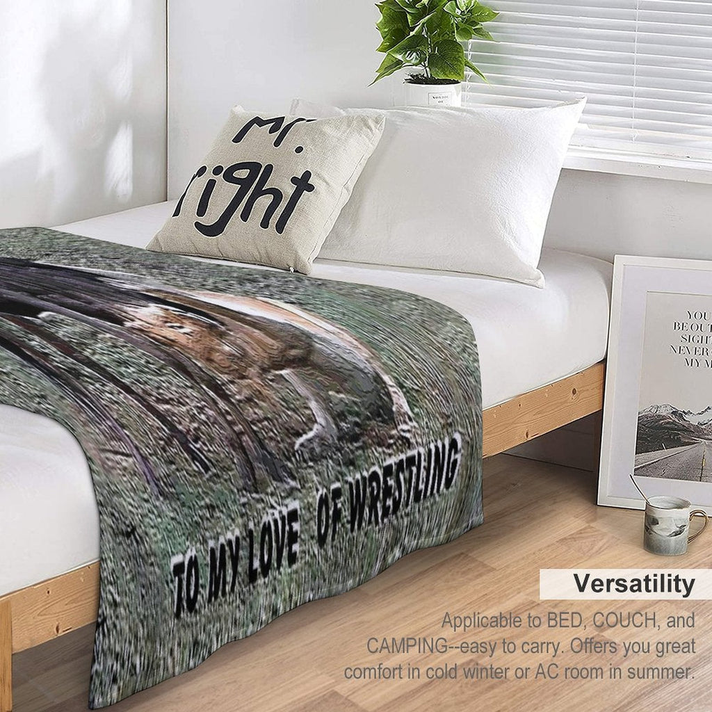 Wrestling For Life Throw Blanket