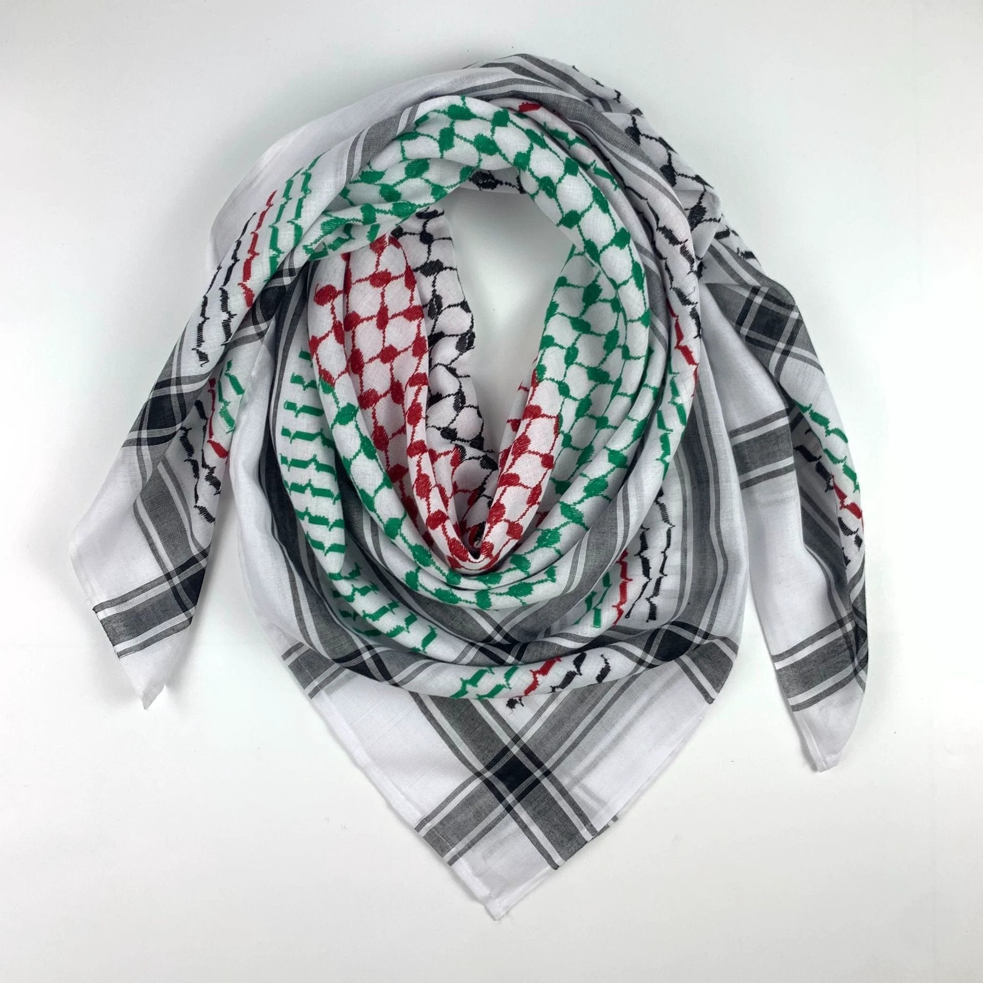 Jacquard Square Scarf For Men