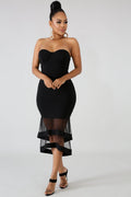Black Bella Tube Dress