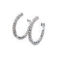 Round Crystal Hoops Collection