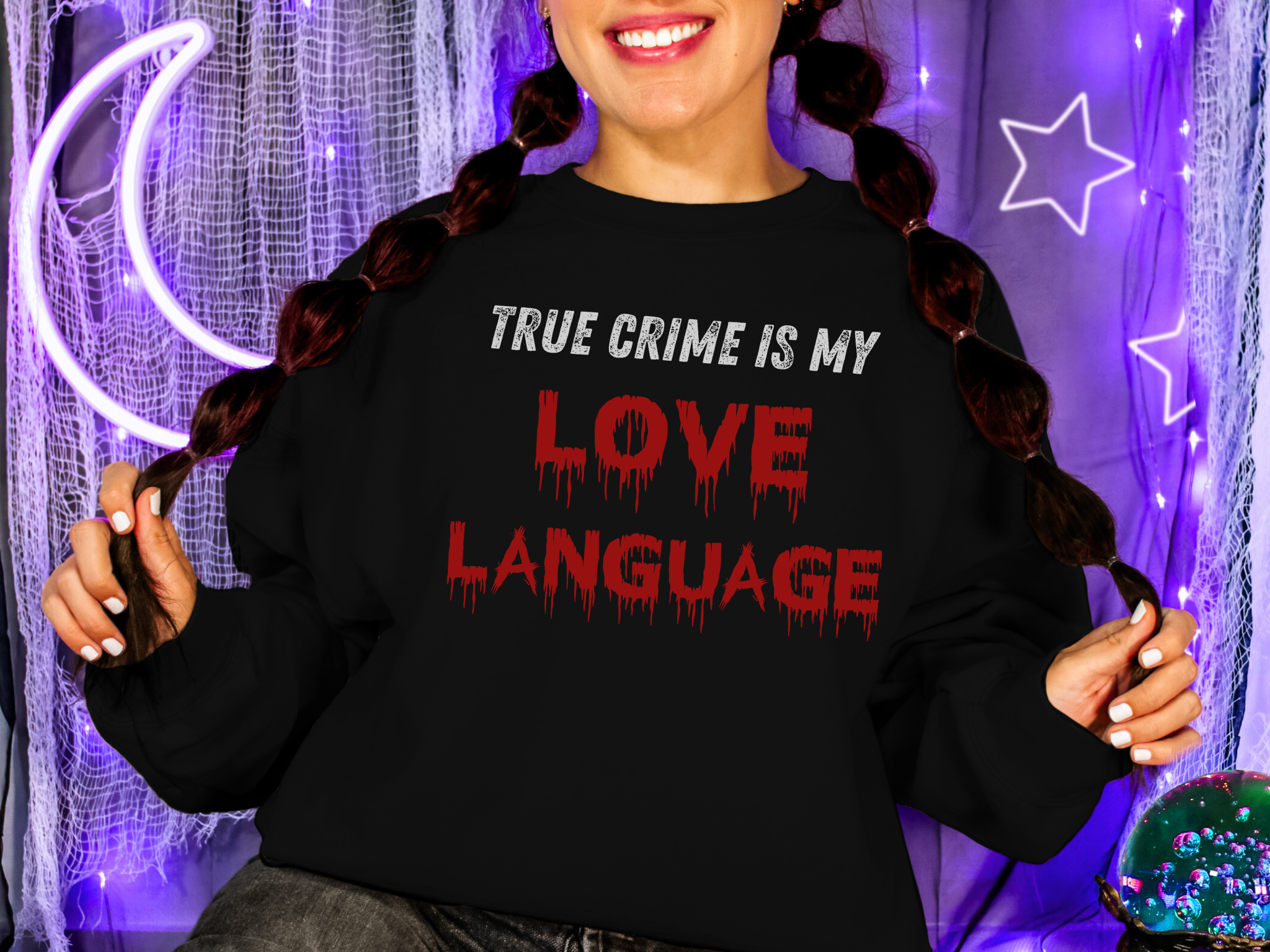 True Crime is My Love Language Unisex Crewneck Sweatshirt