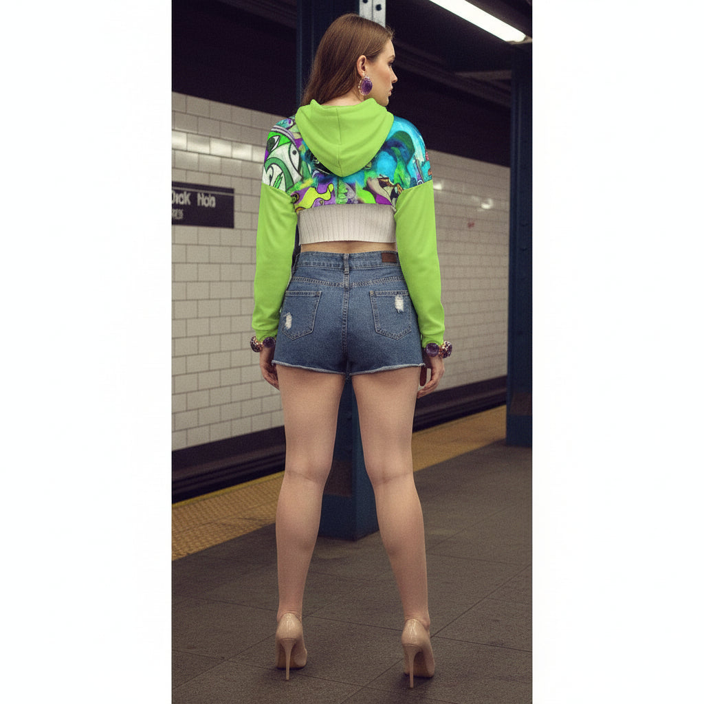 Cubist Women's Smock Short Hoodie
