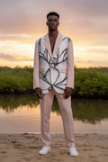 Lotus Bloom Cotton Blazer