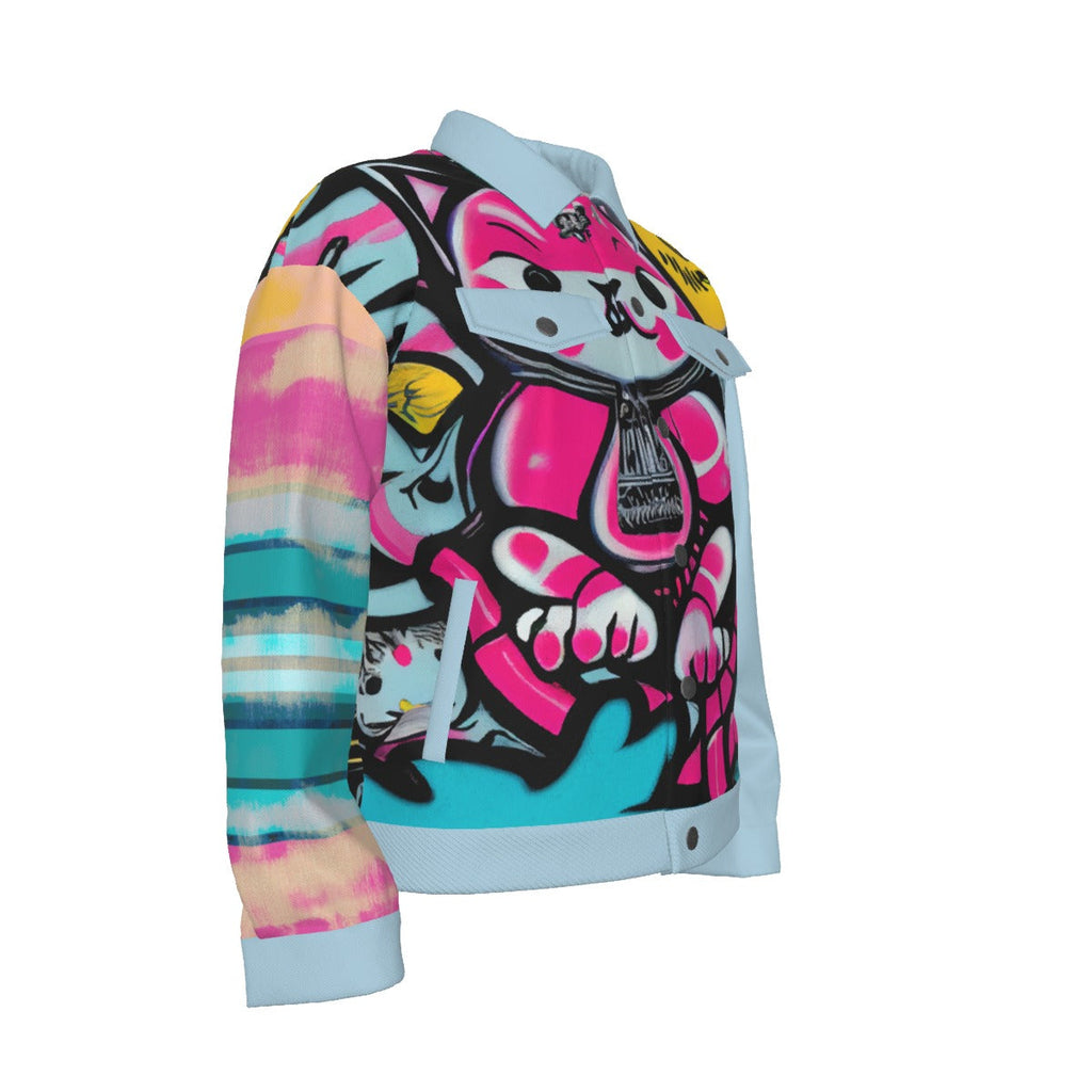 Blicky Kitty Unisex Cotton Canvas Jacket