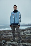 Shibori Heart II Limited Edition Cotton Unisex Zip Hoodie