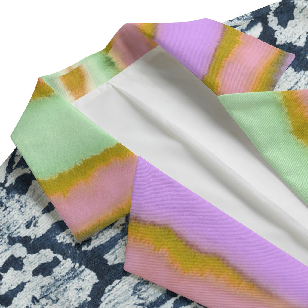 Shibori Gelato Scribe Cotton Blazer