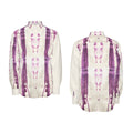 Texas Tea Purp Syrup Men's Long Sleeve Cotton poplin Button Up