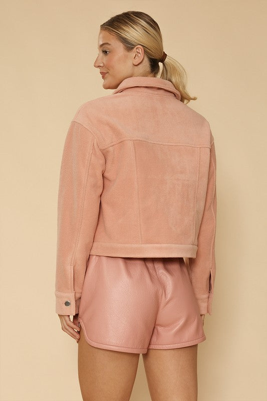 Fleece bow jacket See size chart under “more details”