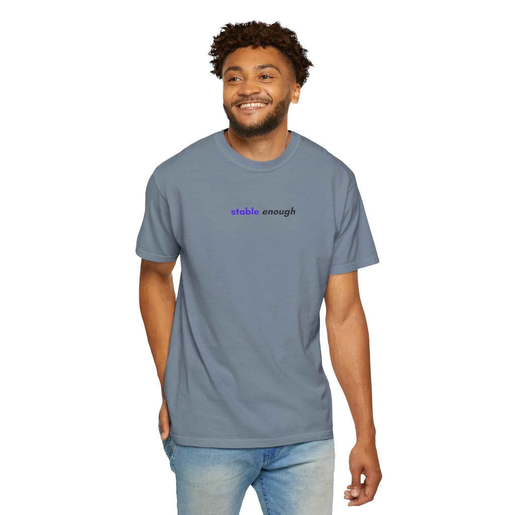 Stable Enough Epilepsy Awareness T-Shirt | Minimal Awareness Tee