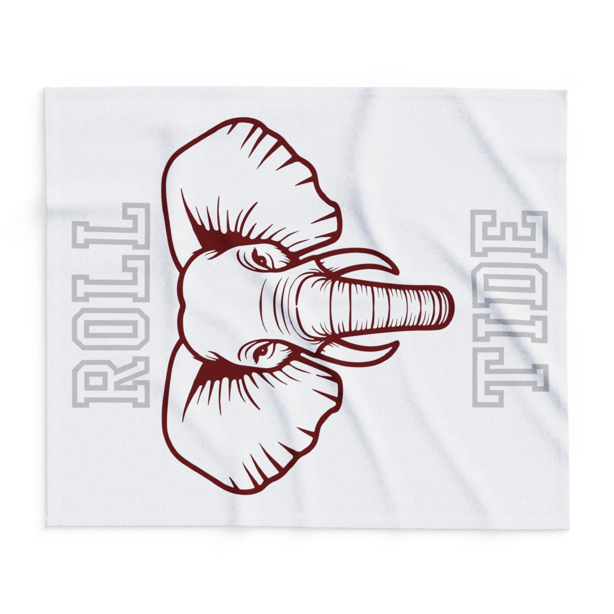 Roll Tide Blanket White