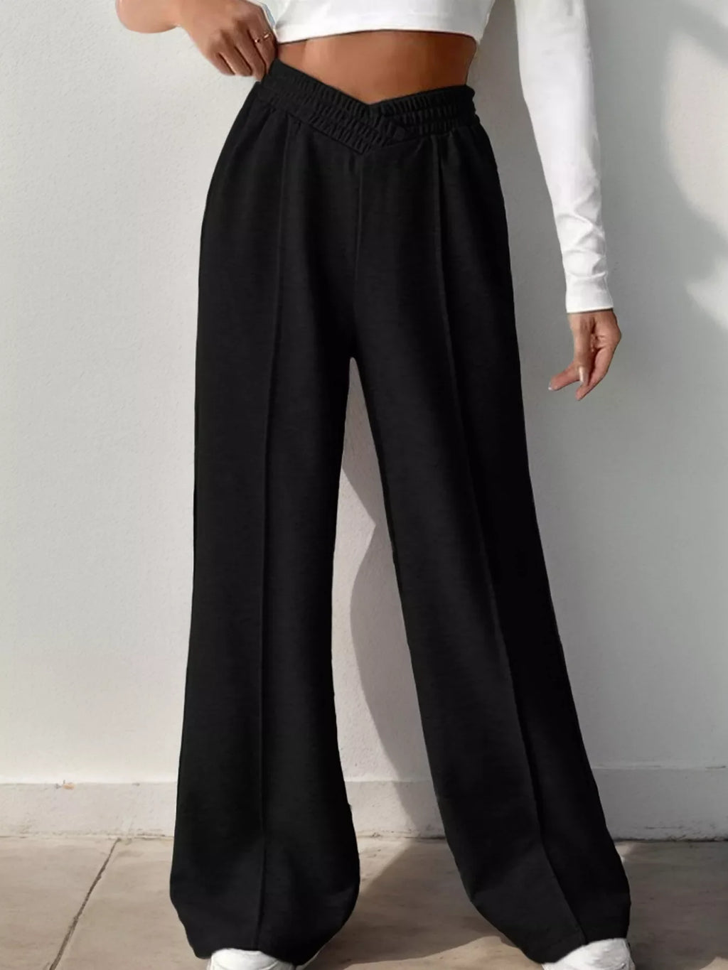 Wide Leg High Waist Pants for All