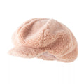 Women's Warm Plush Newsboy Cap - Vintage Style