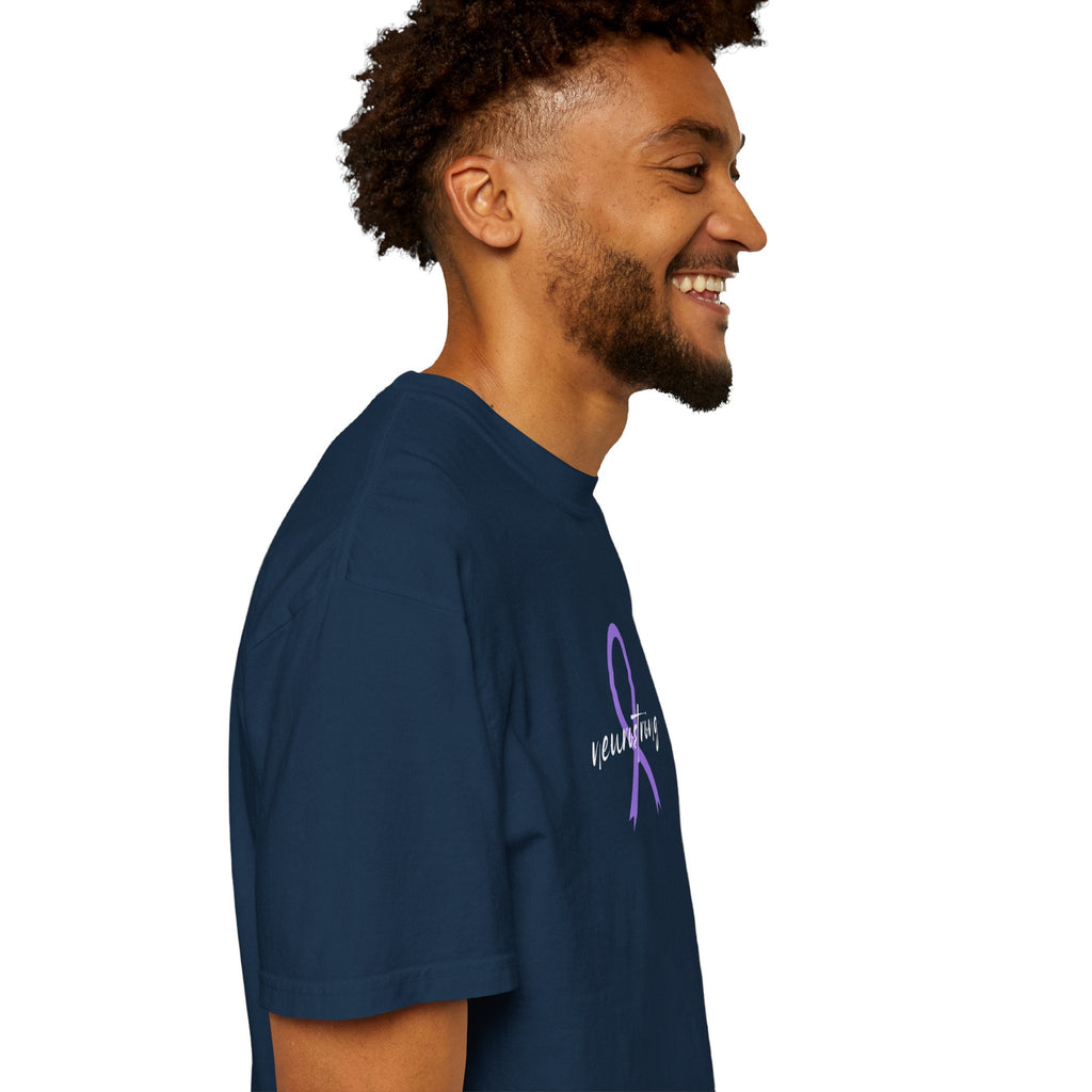 Neurostrong Epilepsy Awareness T-Shirt | Purple Ribbon Tee