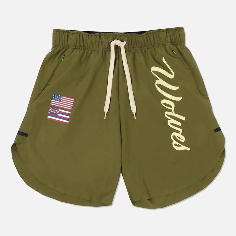 Casual Breathable Quick-Drying Running Sports Fitness Shorts For Men