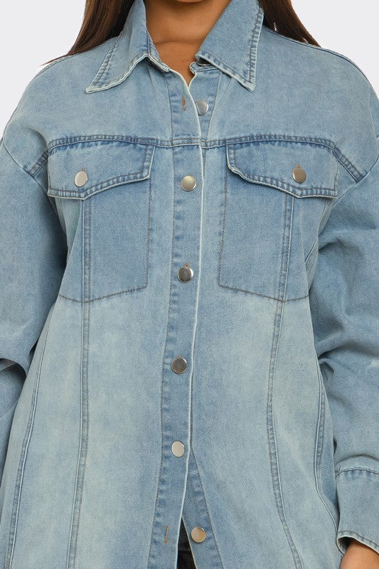 The Trinity Denim Transformer See size chart under “more details”