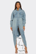 The Trinity Denim Transformer See size chart under “more details”