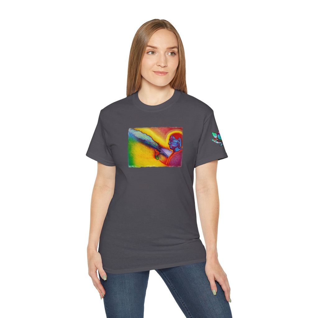 Surf is My Buddha Tablet Print Unisex Ultra Cotton Tee