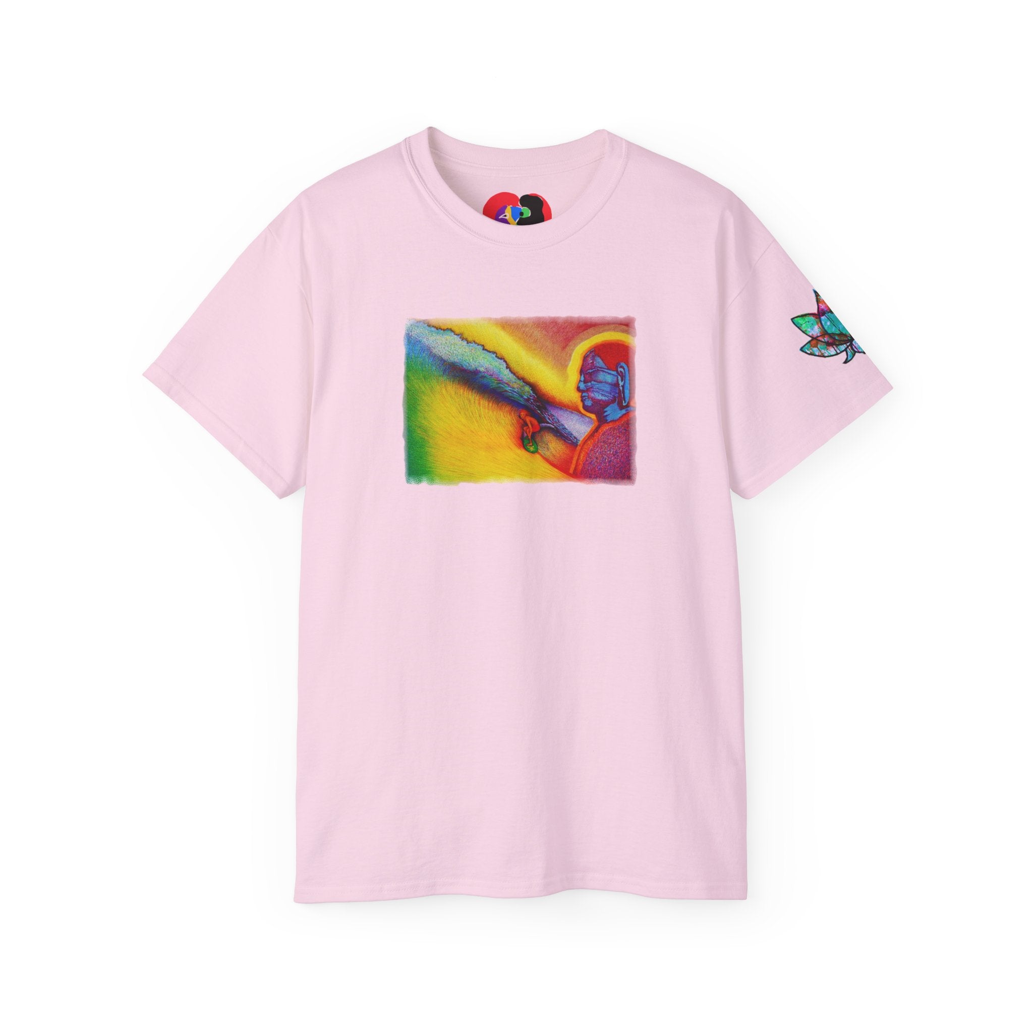 Surf is My Buddha Tablet Print Unisex Ultra Cotton Tee
