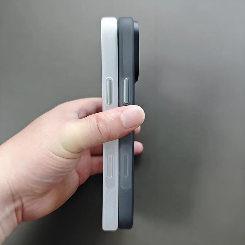 Applicable To 17promax Phone Case New Magnetic Simple Skin Sense Drop-resistant Protective Cover