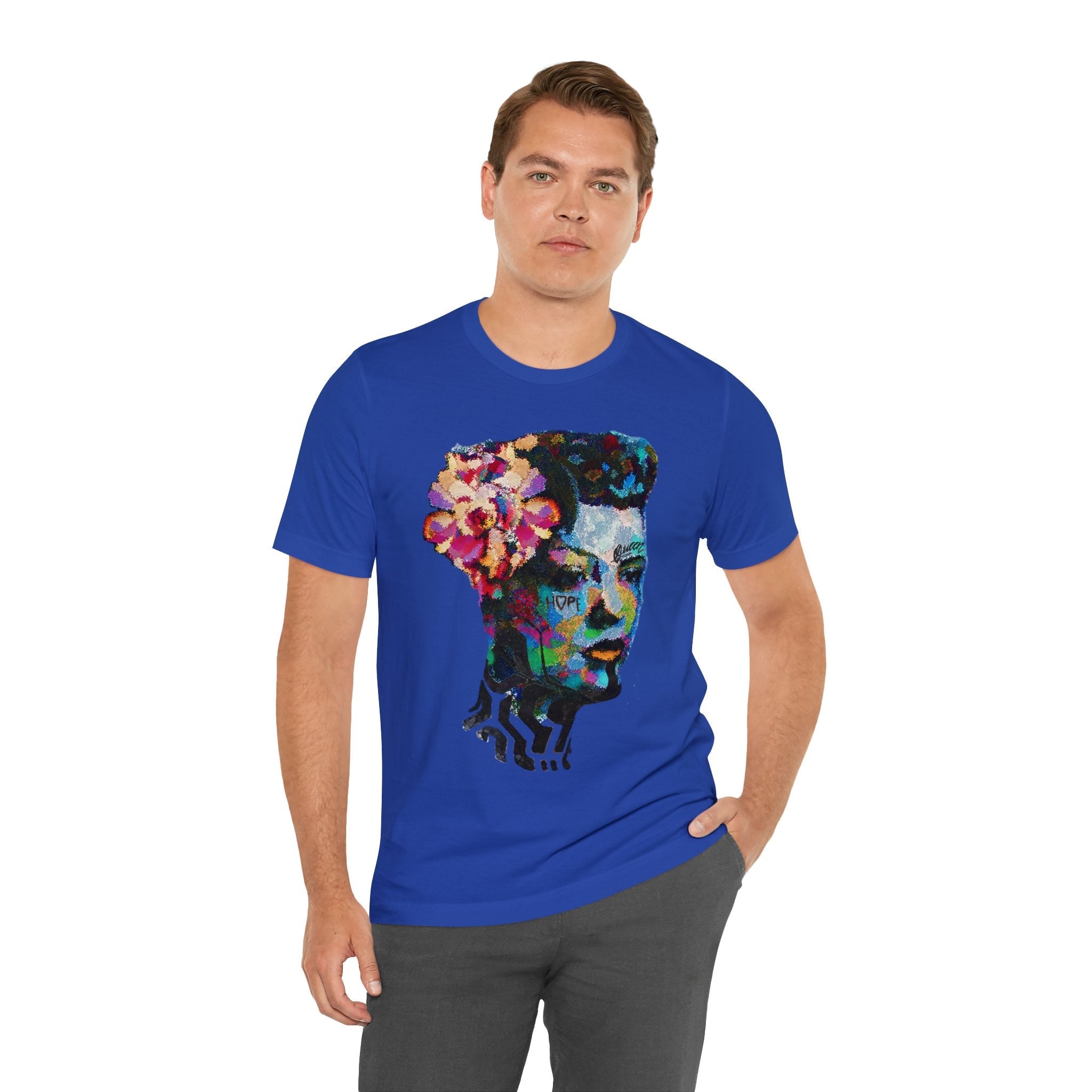 Billie Radical Unisex High End Cotton Short Sleeve Tee HUE+MAN Collective