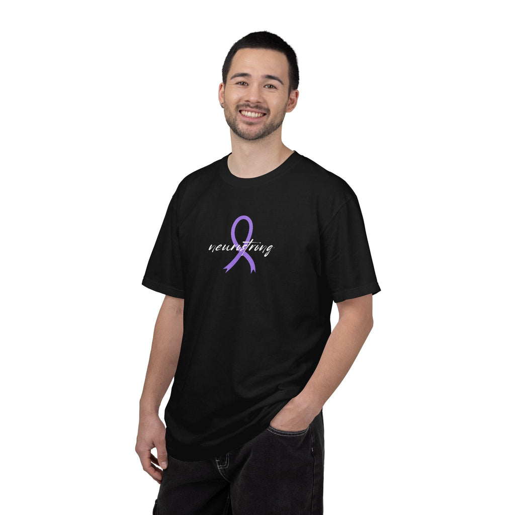 Neurostrong Epilepsy Awareness T-Shirt | Purple Ribbon Tee