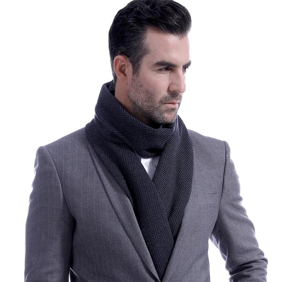 Men's Herringbone Scarf