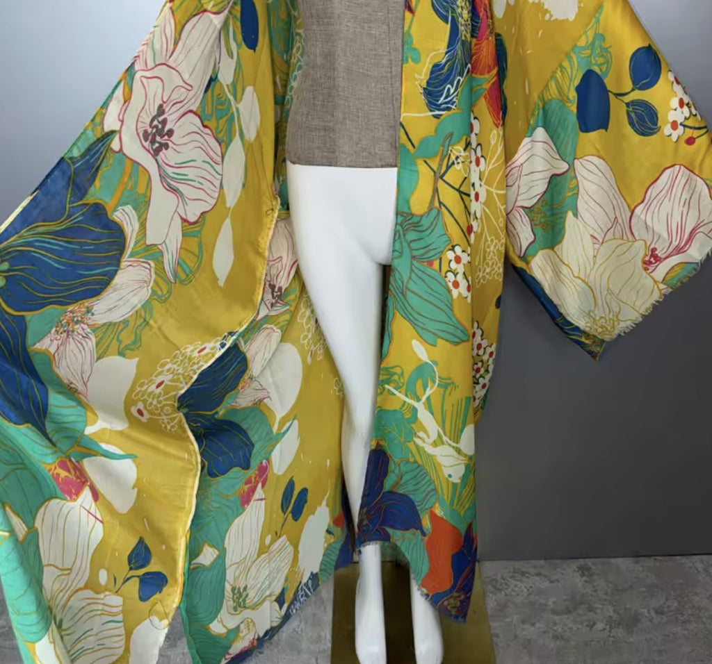 Keep it Light Cardigan- Yellow/Multi