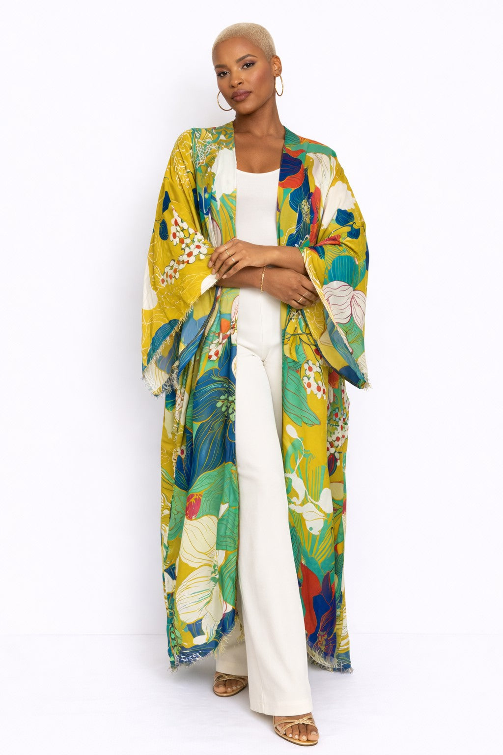 Keep it Light Cardigan- Yellow/Multi