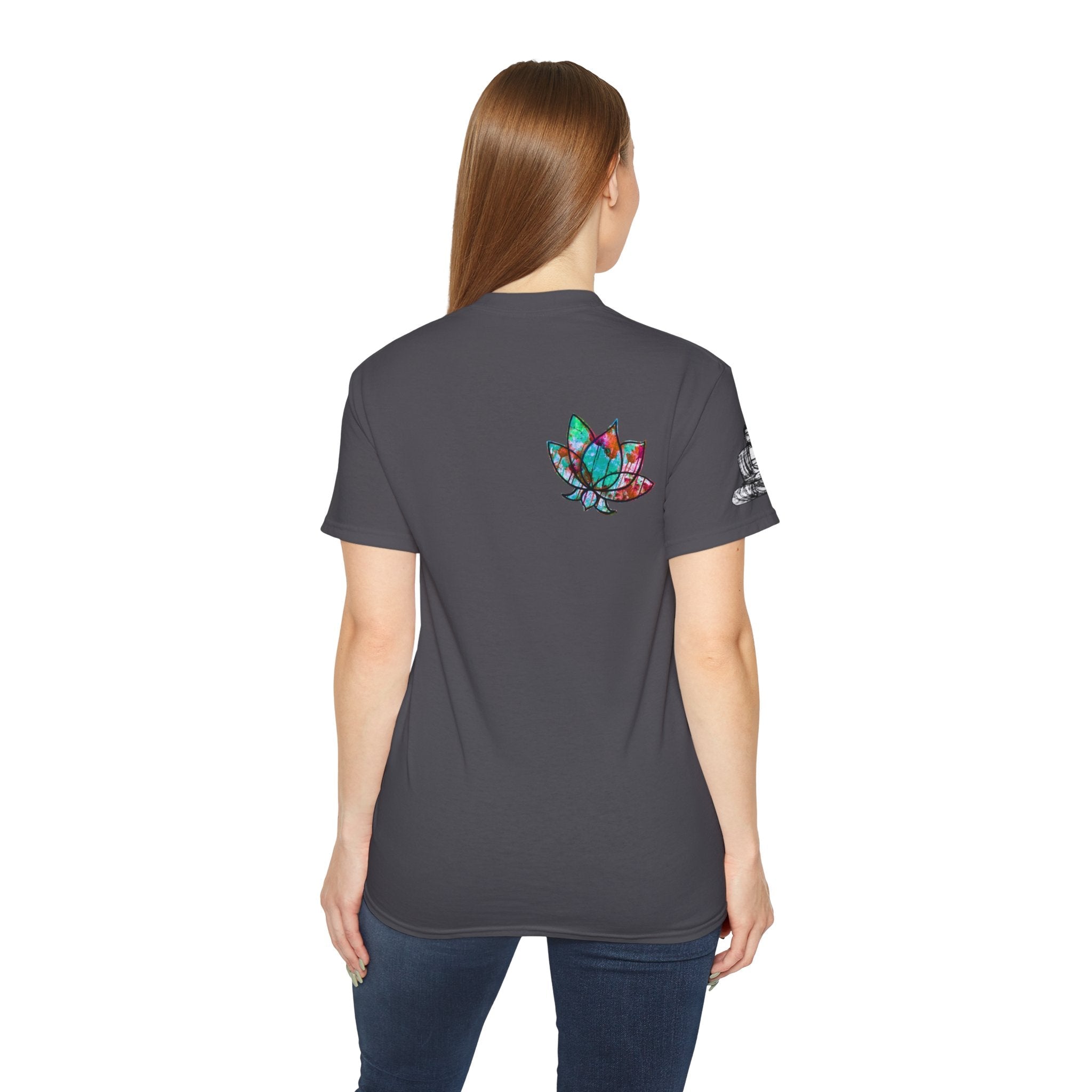 Fine Art Buddha Oil Paint Print Unisex Ultra Cotton Tee