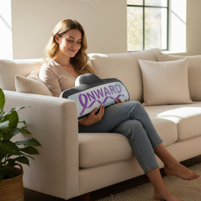 Onward Mirror Pillow — Forward, Even Now