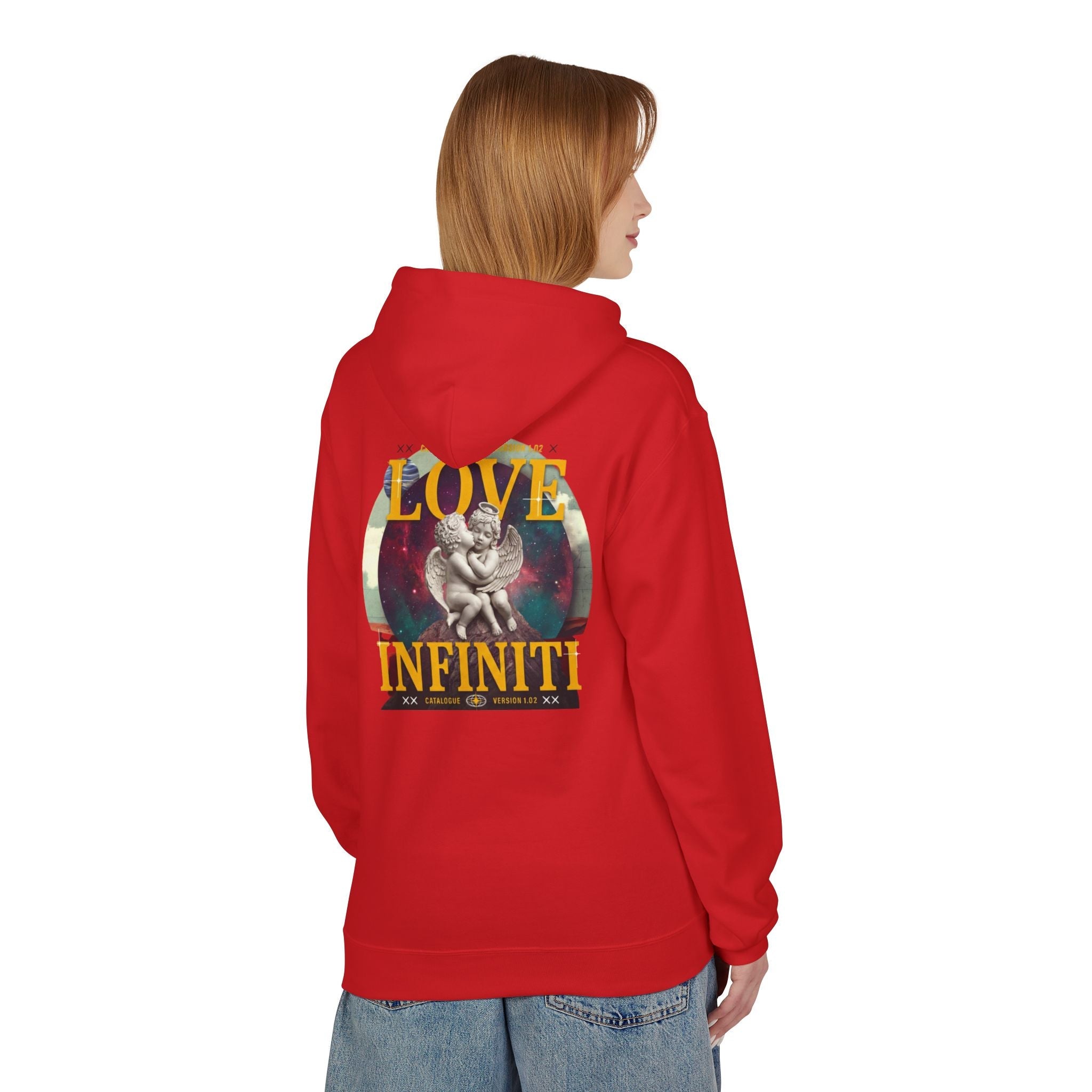 Celestial Love, Infiniti Unisex Couples Hoodie