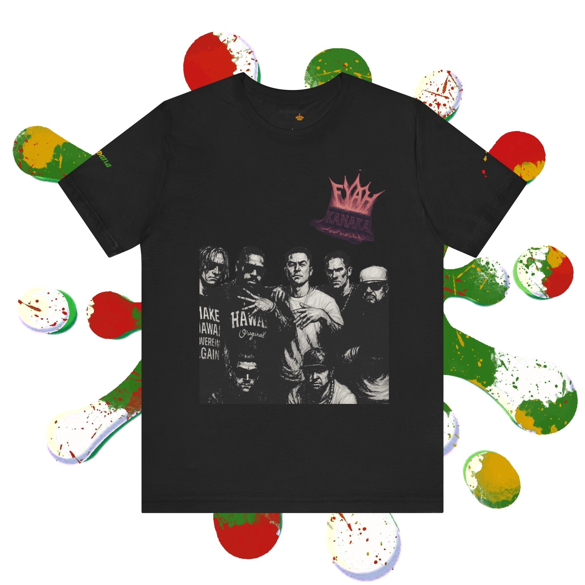 Kanaka Fyah 'vintage' Tee — Limited Edition Hawaiian Band Shirt