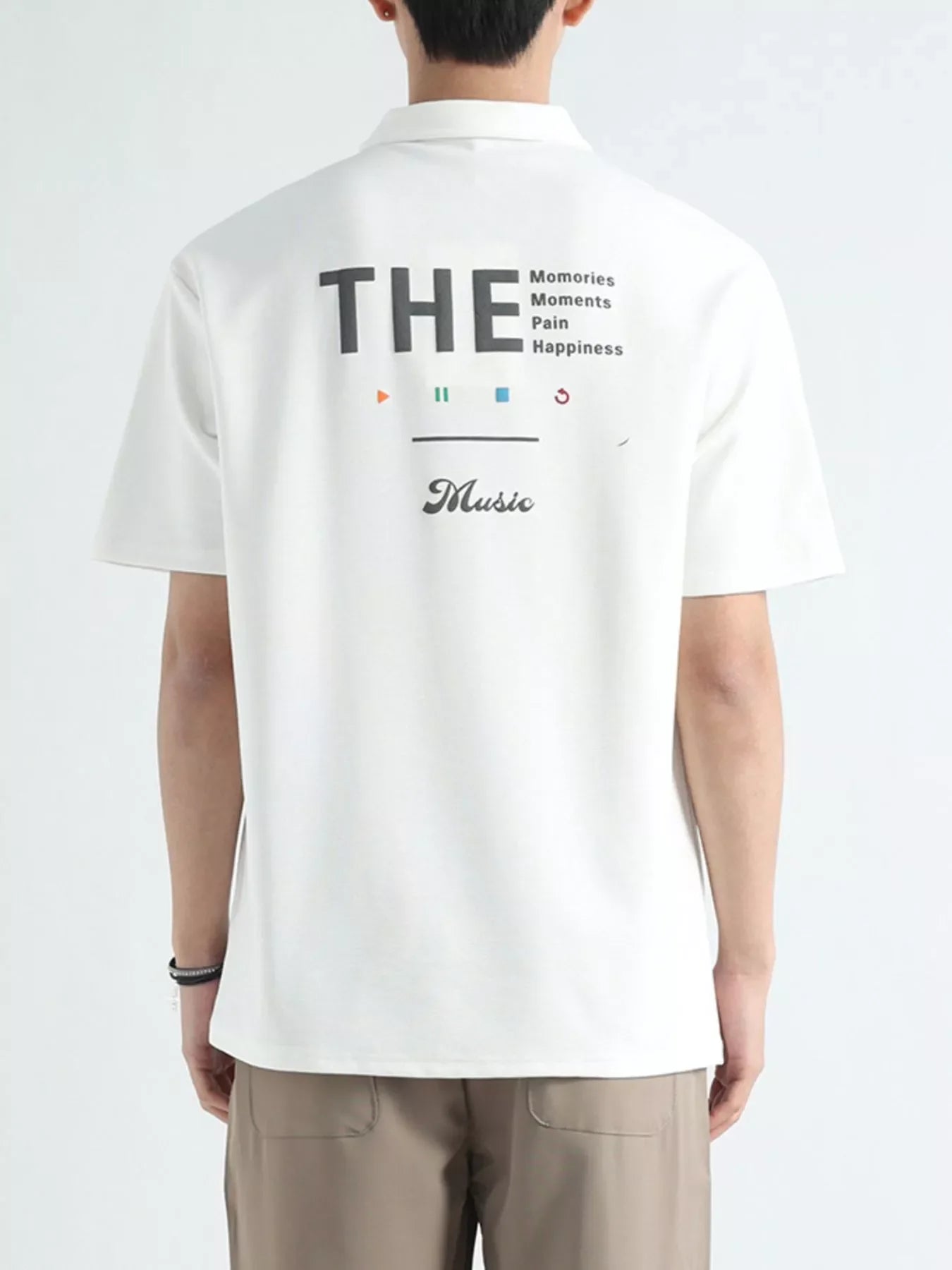 Men's Plus Size Button Detail Short Sleeve Polo