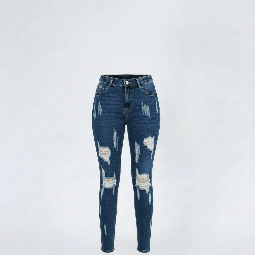 Distressed Denim Set