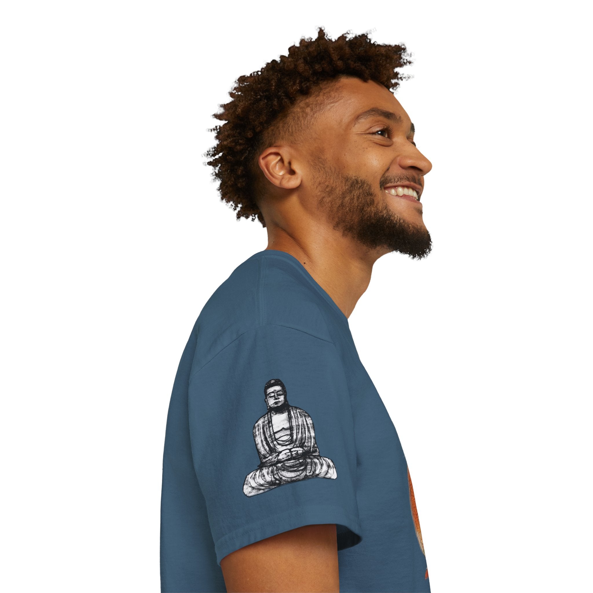Fine Art Buddha Oil Paint Print Unisex Ultra Cotton Tee