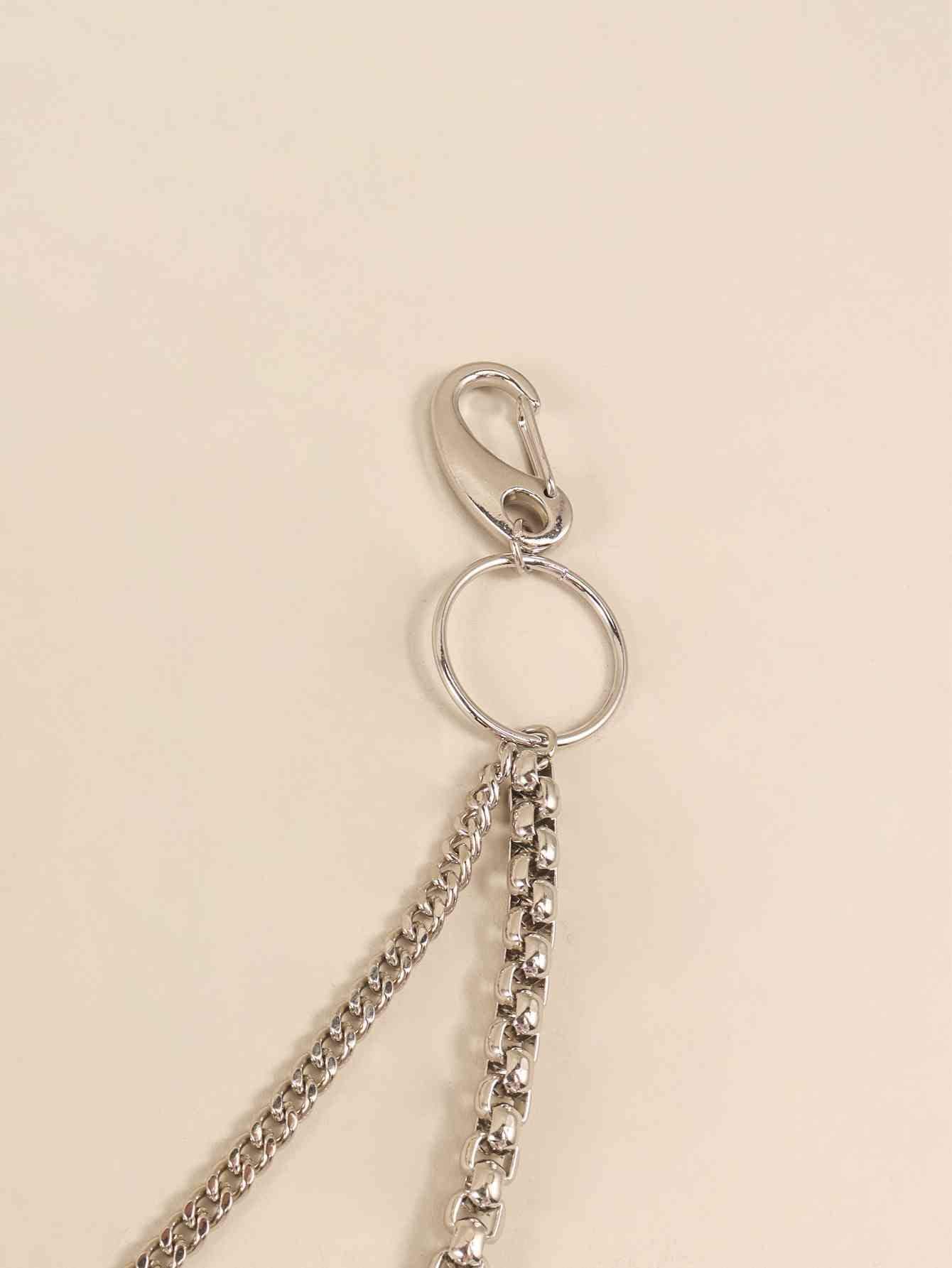 UrbanStyle Double-Layered Metal Chain Belt – Trendy Accessory for Outfit Elevation See size chart under “more details”