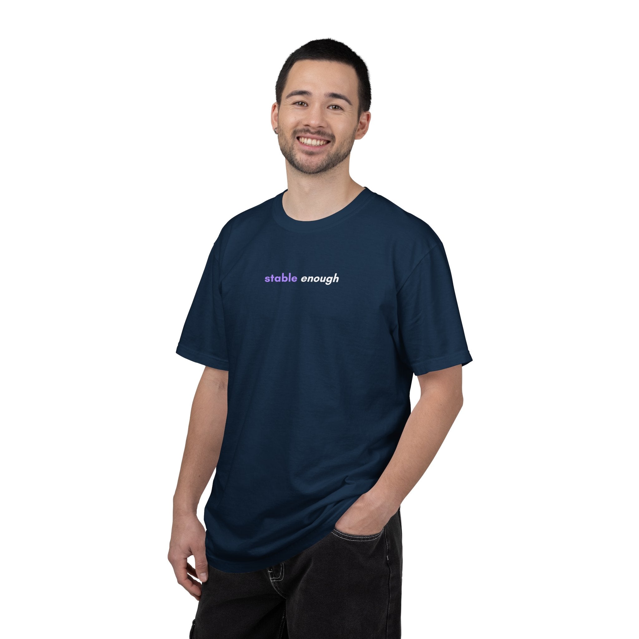 Stable Enough Epilepsy Awareness T-Shirt | Minimal Awareness Tee