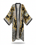 Wild Heart Printed Maxi Kimono