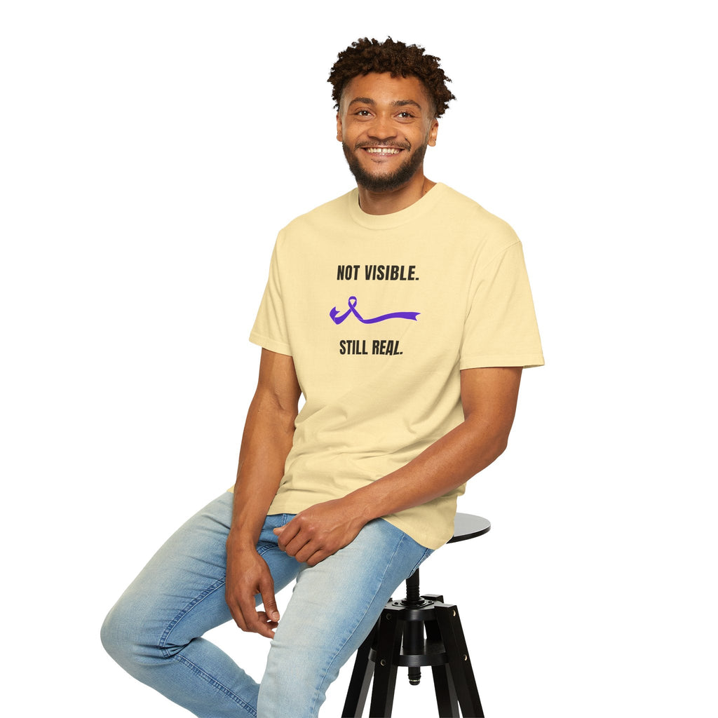 Not Visible. Still Real. T-Shirt – Epilepsy Awareness Apparel