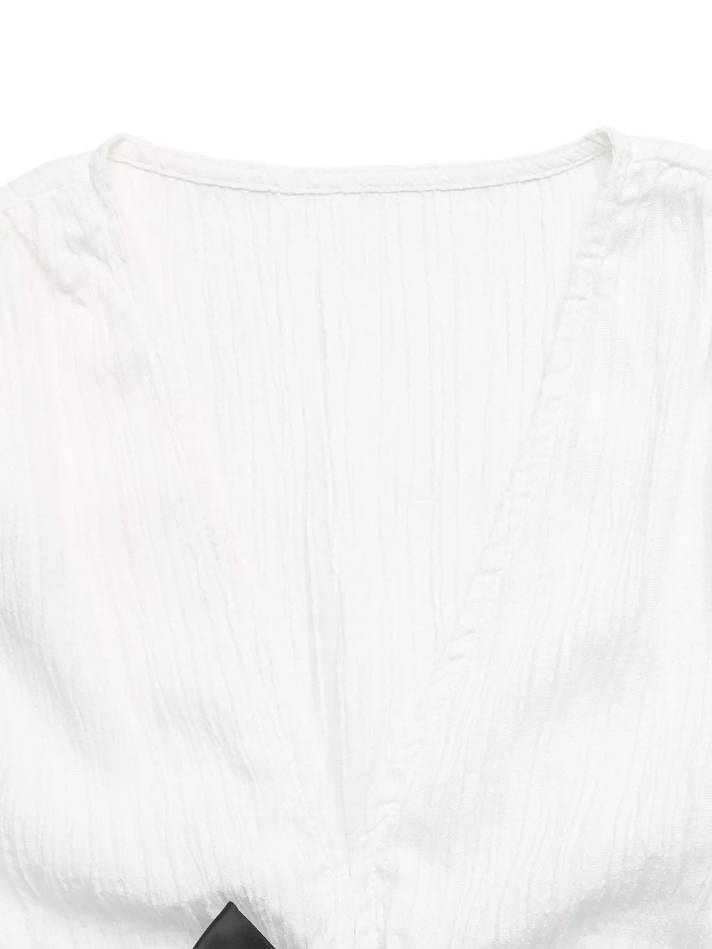 Women's Bow Front Cap Sleeve Blouse