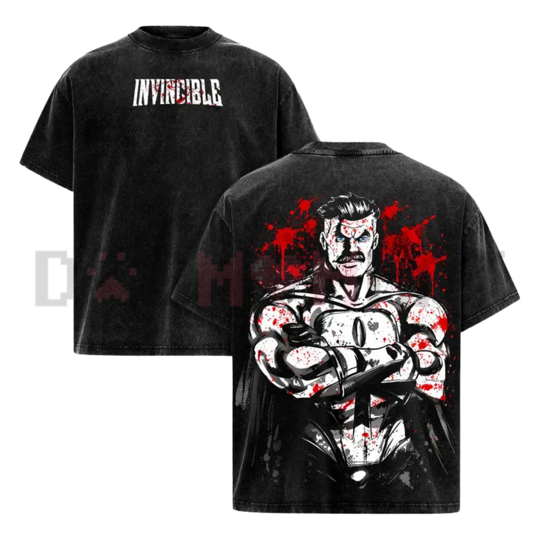 Vintage Omni-Man "Invincible" Shirt – 90s Bootleg Viltrumite Graphic Tee