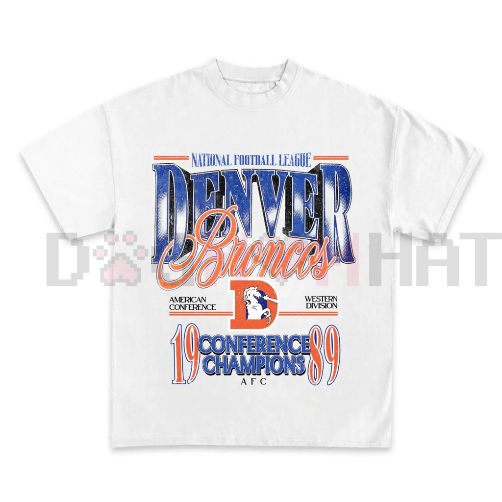 Vintage Denver Football Graphic T-Shirt