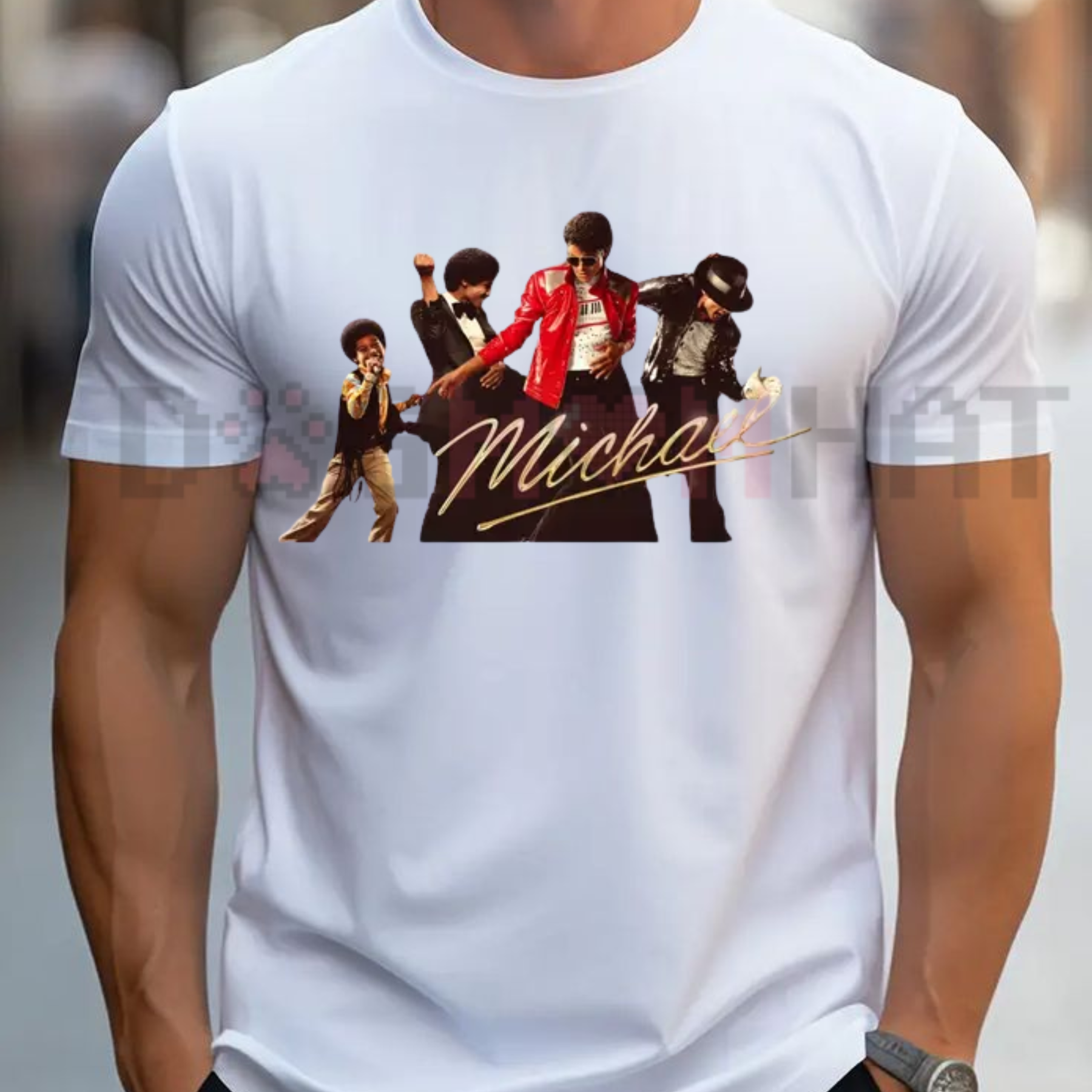 Michael Jackson Iconic Pose T-Shirt – Retro King of Pop Graphic Tee