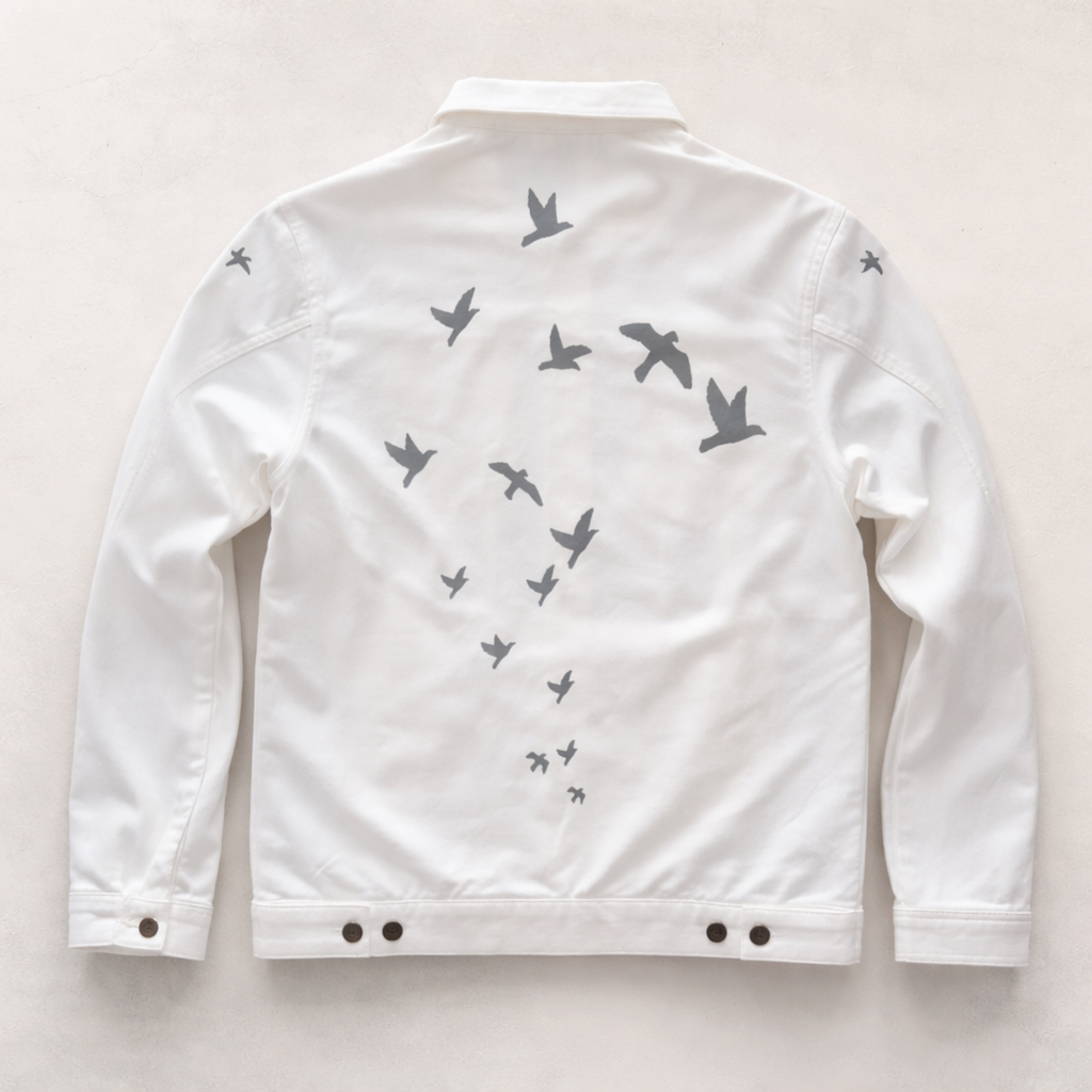 Beach Birds Jacket (Snow White)