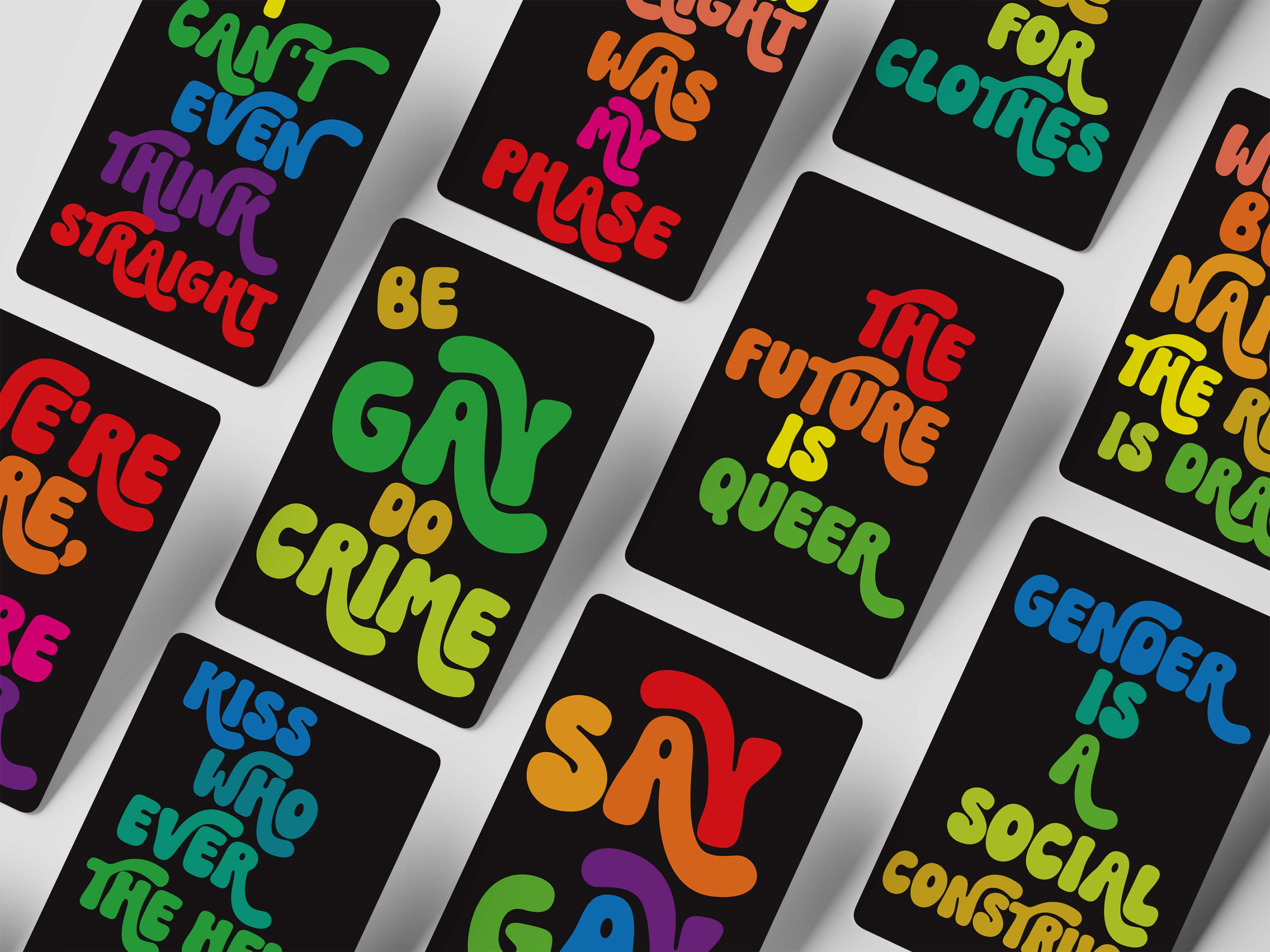Queer Affirmation Cards, Deck of 16
