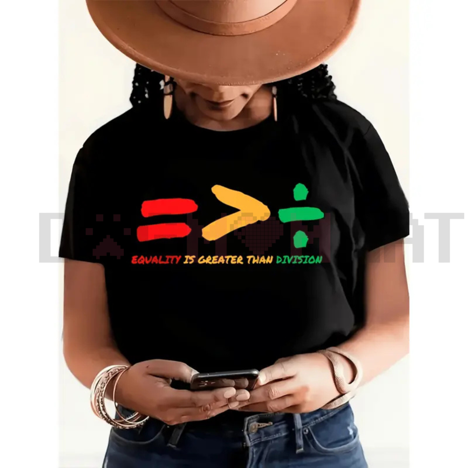 Black History Month Graphic Tee for Women