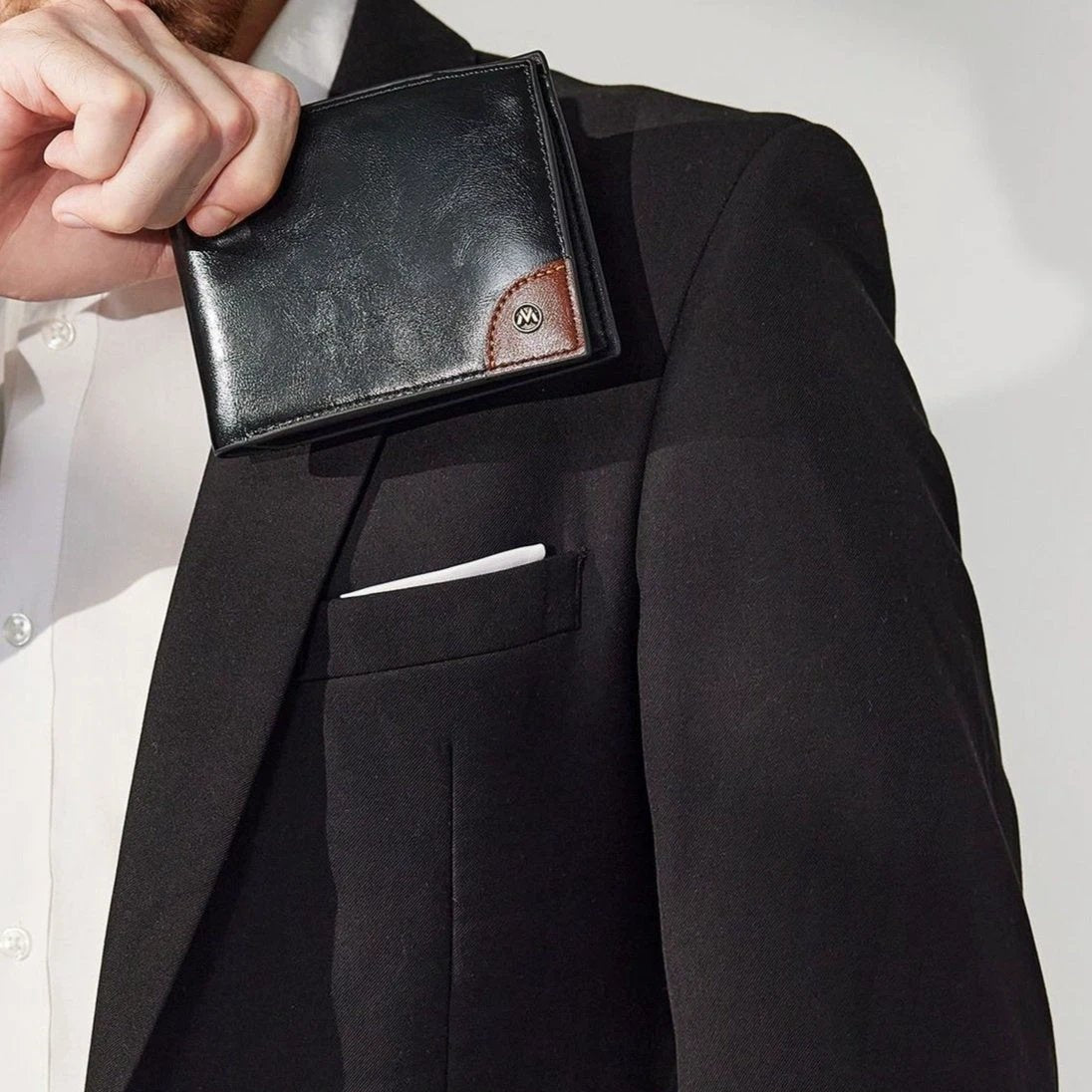 Multi-functional Rfid Anti-theft Swiping High Sense Men's Wallet