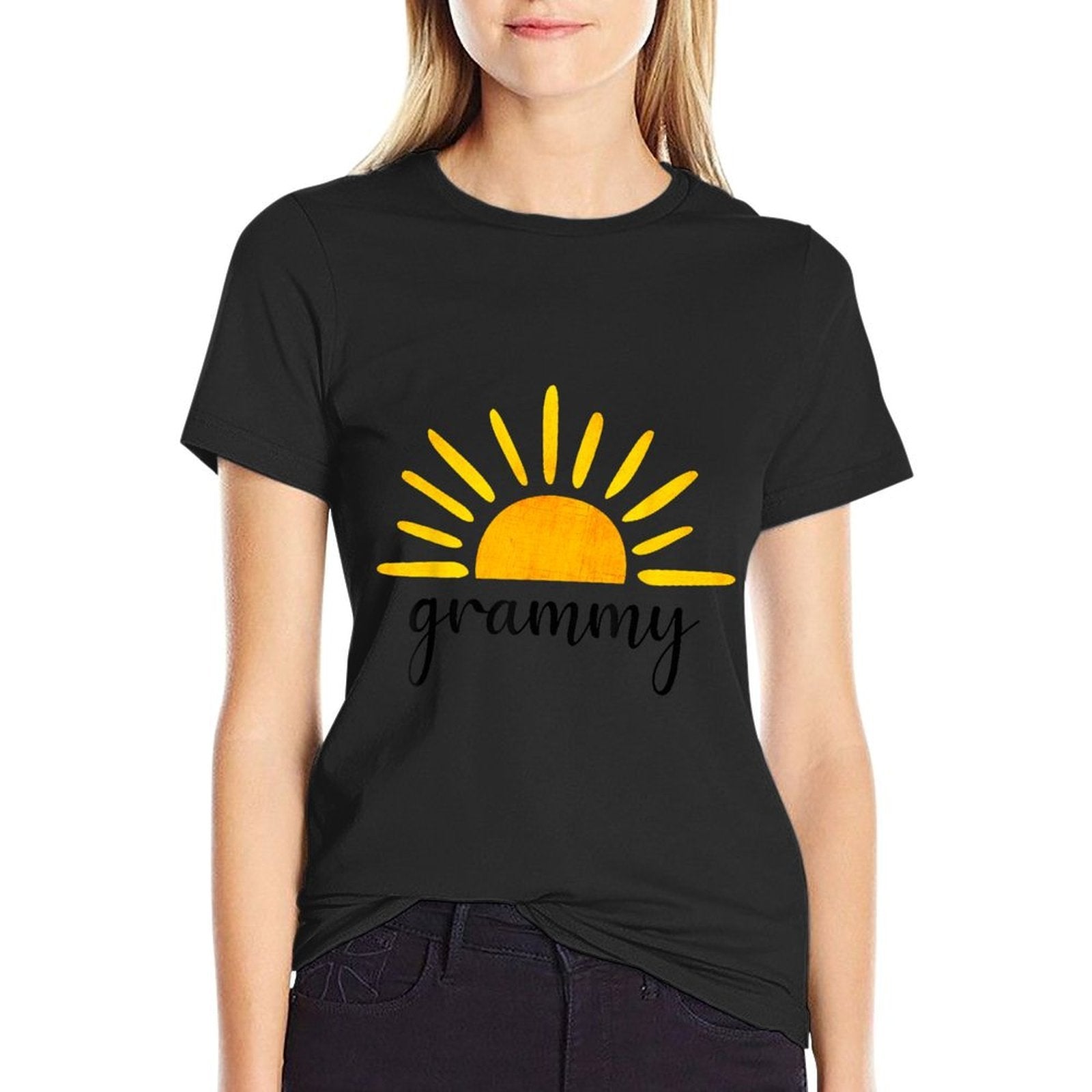 Grammy of The Birthday First Trip Around The Sun Birthday  Summer-ready Fabric T-Shirt