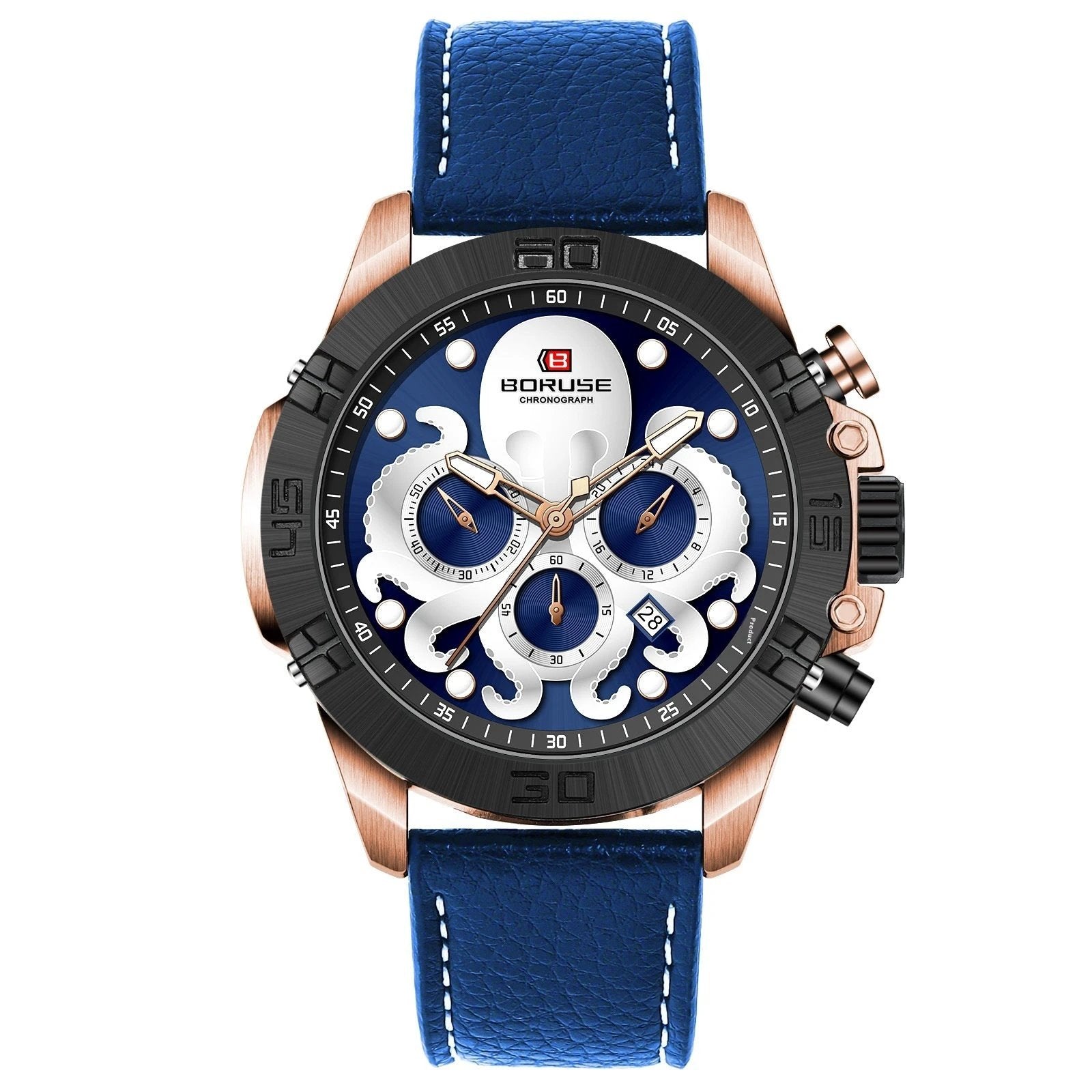 Men's Octopus Waterproof Luminous Quartz Watch