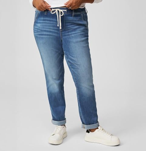 Torrid Women's Plus Size Weekend Boyfriend Mid-Rise Jean